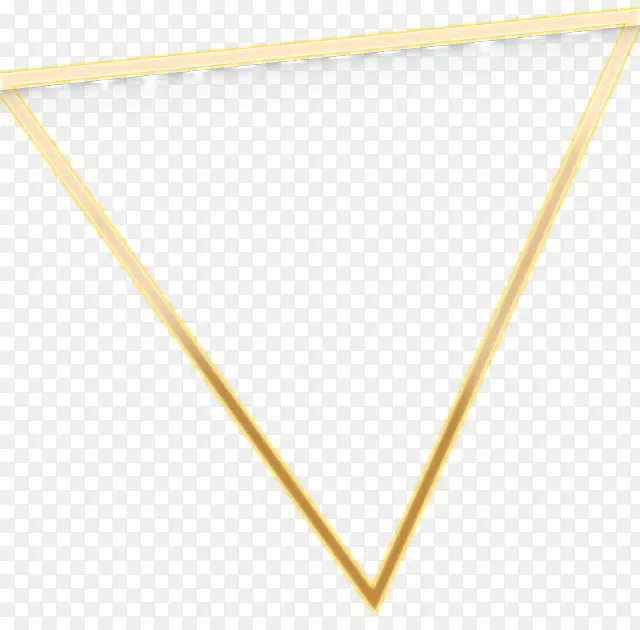 金色三角形相框