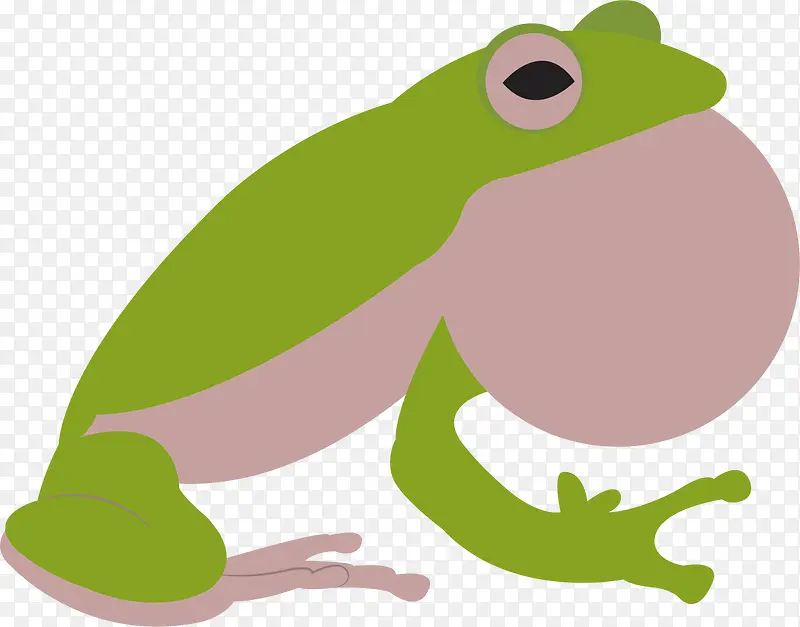 蛙鸣的卡通蛙