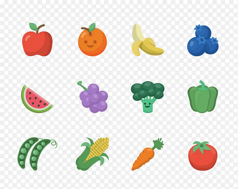蔬菜卡通图案