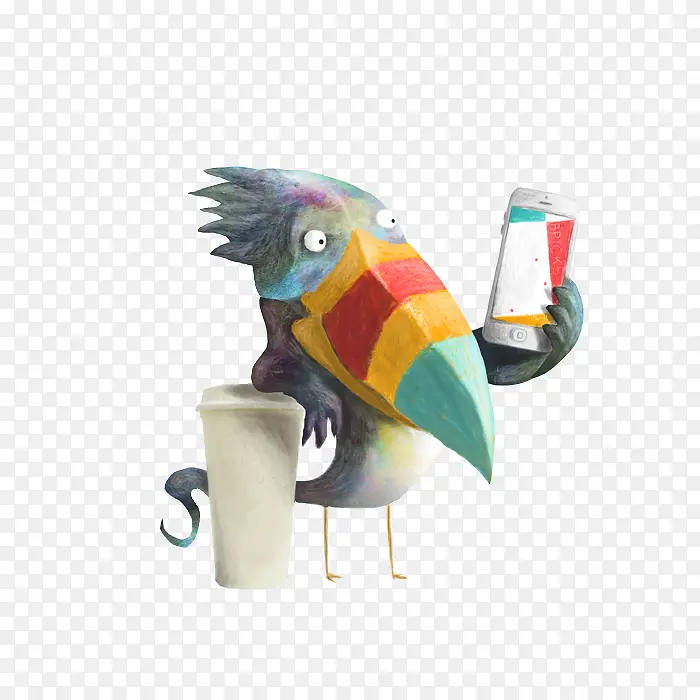 彩绘乌鸦