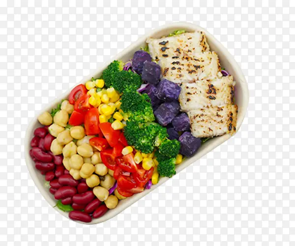 营养美食水果蔬菜沙拉