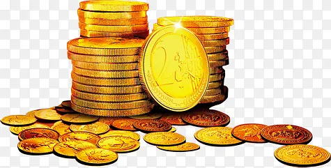 金币主题商业共享财富海报