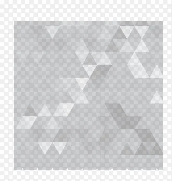 灰白三角立方体图案矢量图