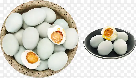 白色土鸭蛋熟食产品展示图
