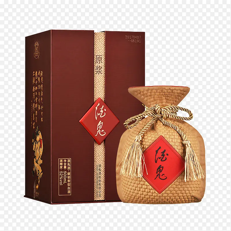 酒仙网52度酒鬼原浆酒PNG图片素材下载_图片编号qknxglny-免抠素材网
