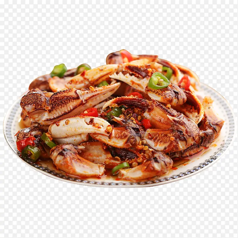 风味麻辣蟹钳PNG