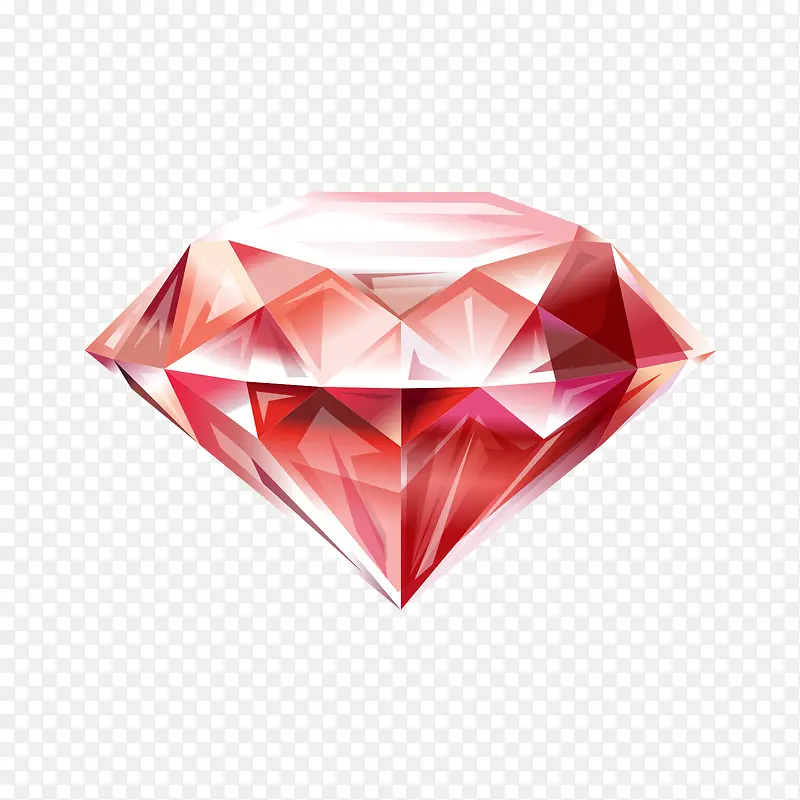 彩色钻石装饰元素