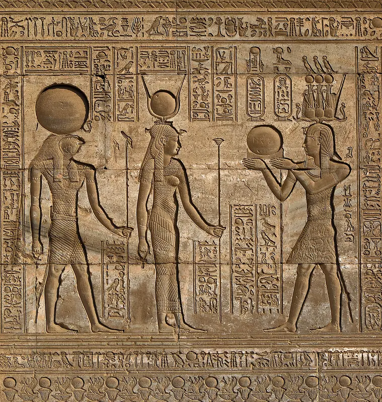 埃及王后法老壁画