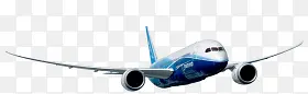 蓝白飞机