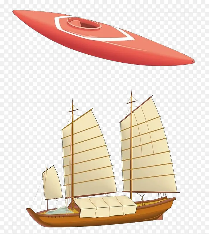 海上交通工具帆船