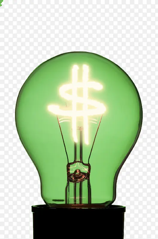 创意货币符号灯丝灯泡