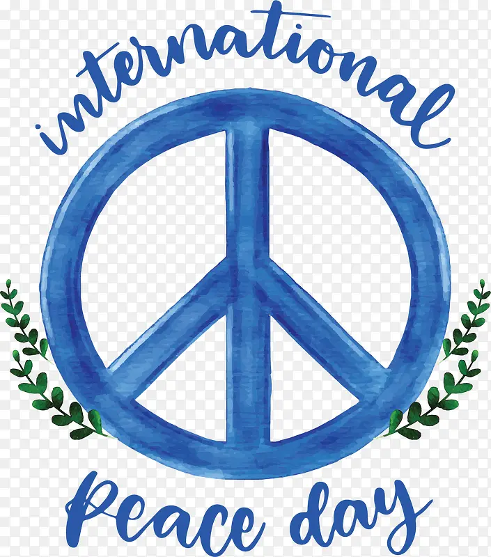 蓝色国际和平日符号