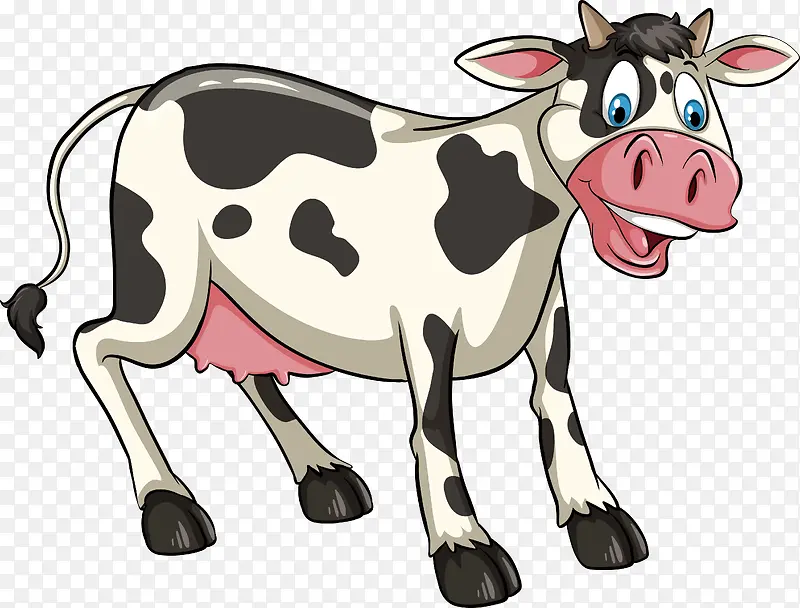 卡通奶牛乳牛吉祥物