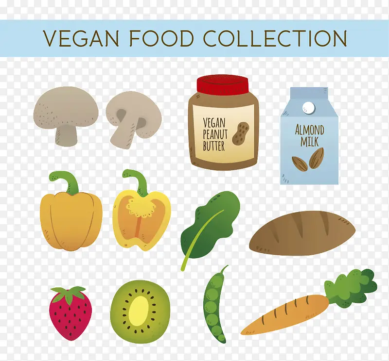 卡通蔬菜食物食品图