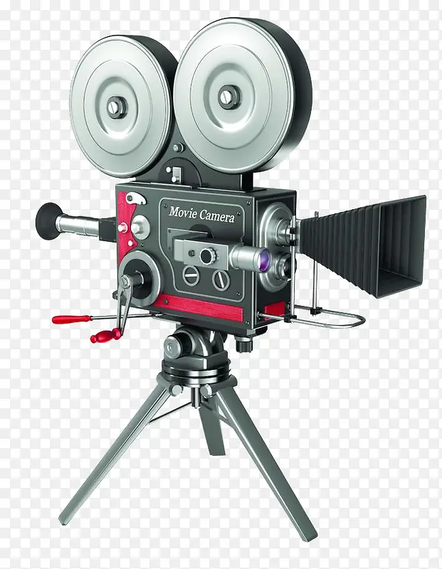 复古老式电影交卷摄像机