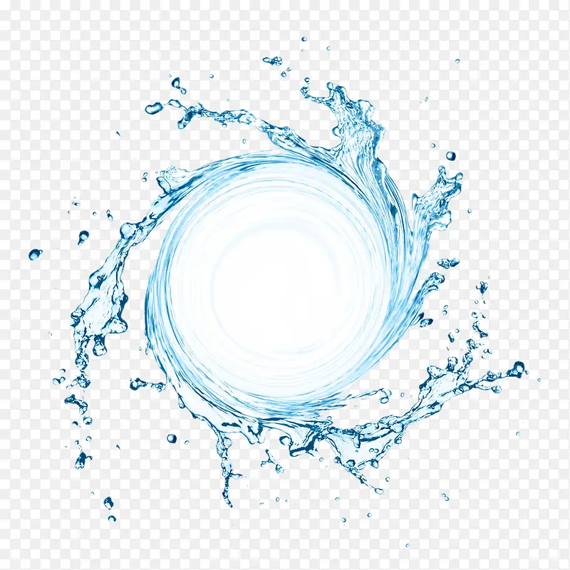 圆形的水涡