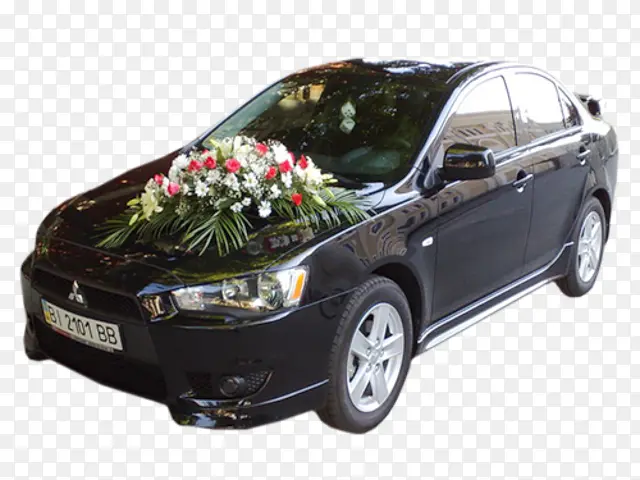黑色三菱婚车
