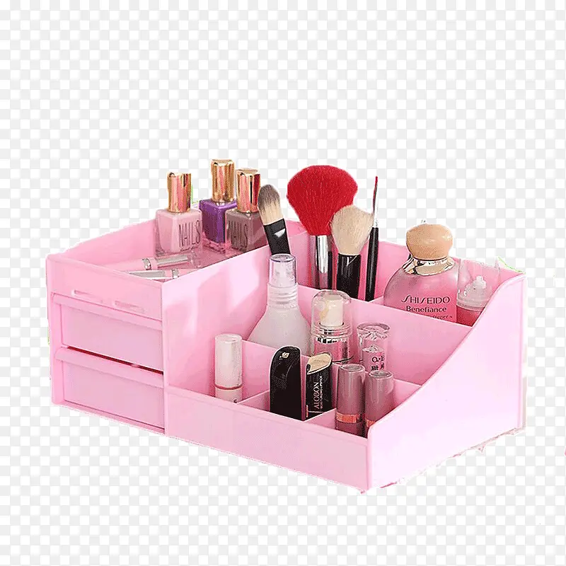 粉红色化妆盒