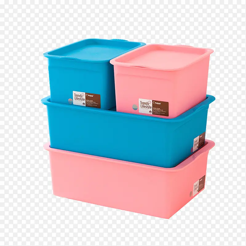 粉红色收纳箱设计素材