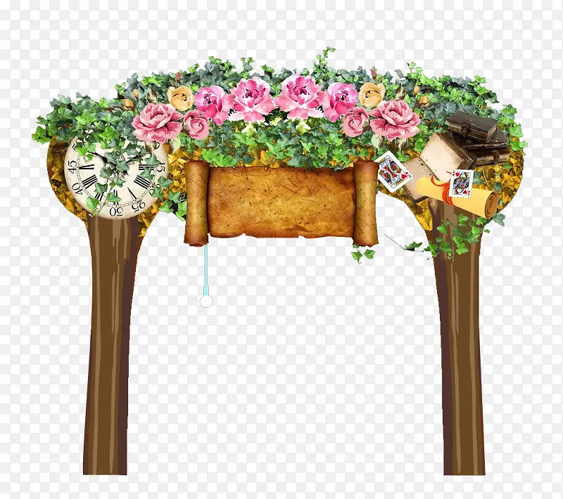 鲜花拱门