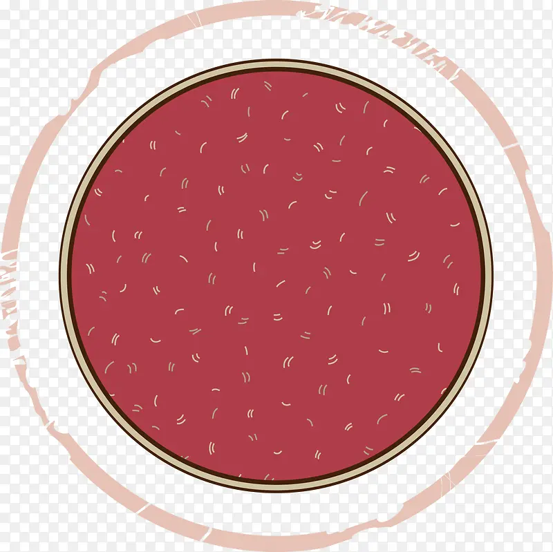 红色磨砂圆圈