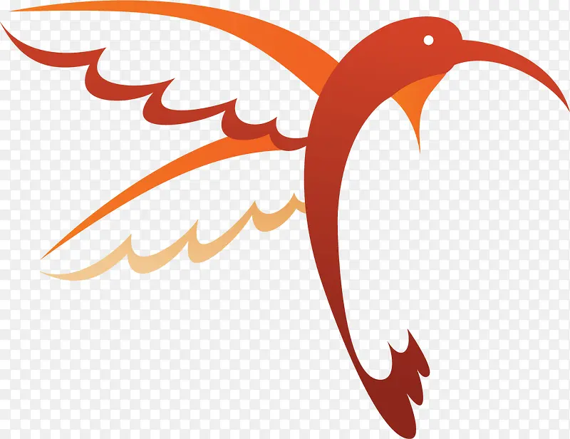 卡通小鸟装饰logo设计