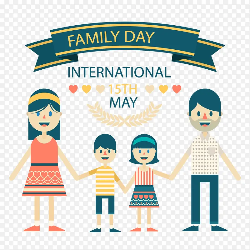 国际家庭日平面设计