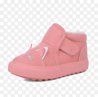 粉色棉可爱简单童鞋