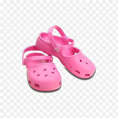 粉色女童凉鞋
