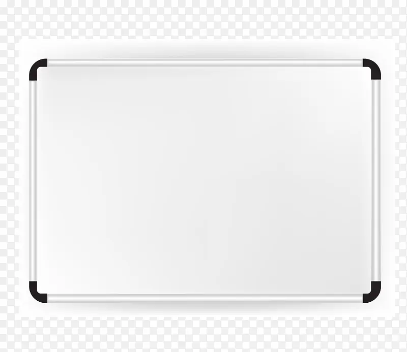 白色透明写字板矢量图