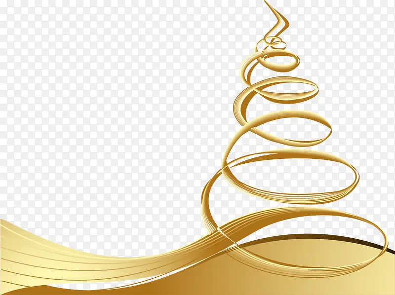 金色圣诞树框架