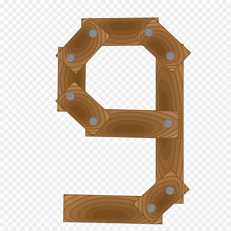 创意木制数字