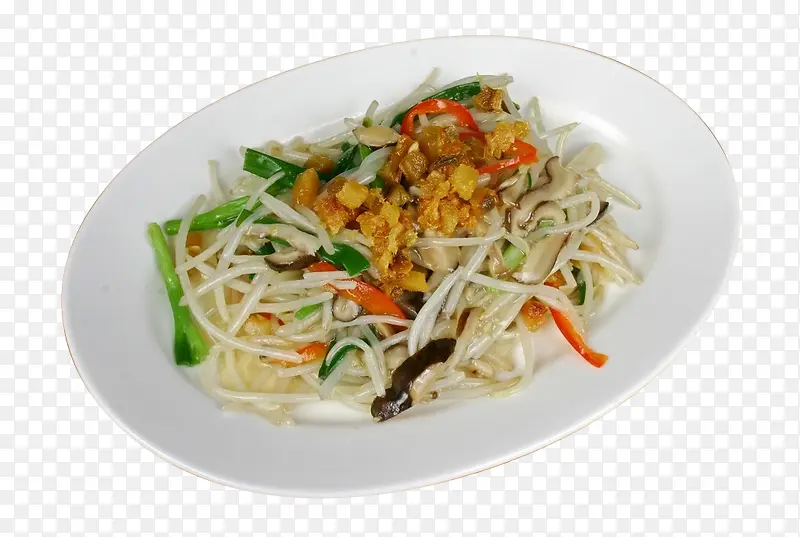 冬菇炒豆芽