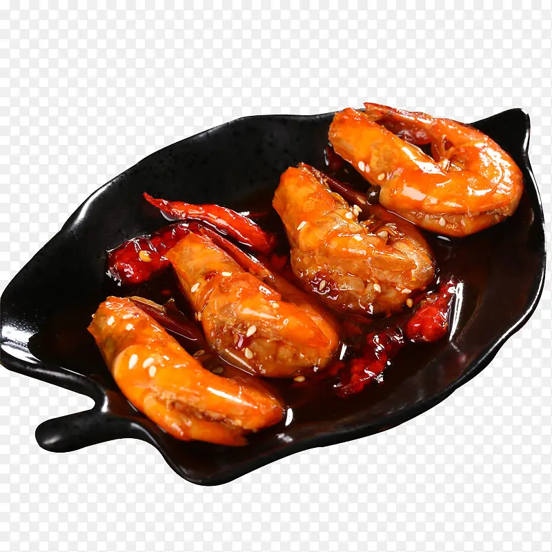 香辣口味虾免抠PNG