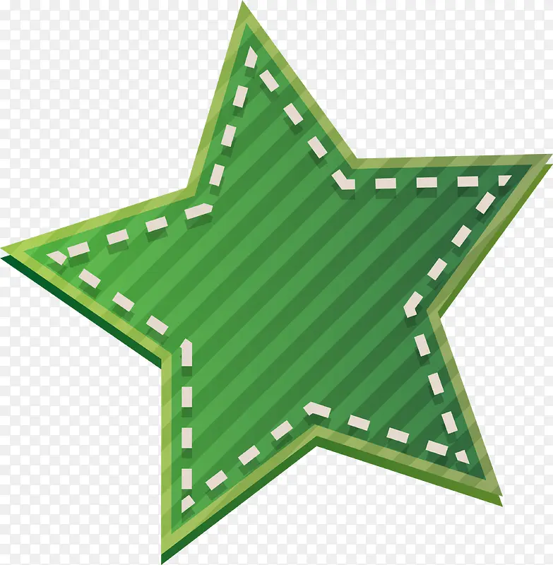 小清新绿色星星