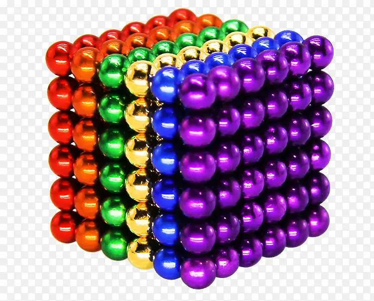 多色彩虹磁石素材