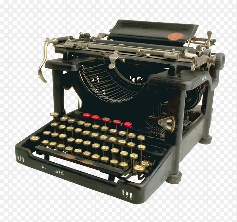 复古打字机免抠素材