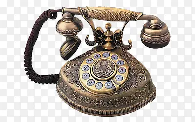 古典雕花电话