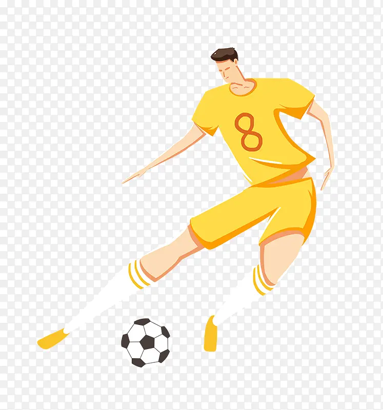 2018世界杯海报足球运动员设计