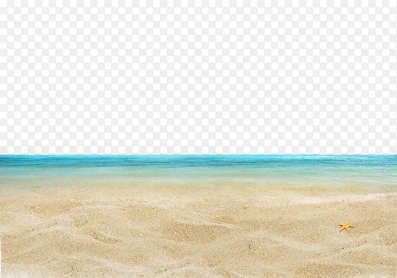 海沙滩