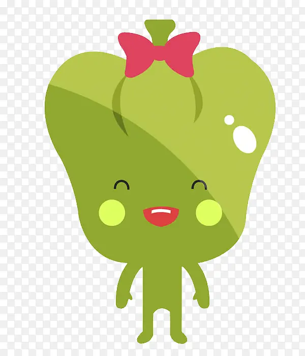卡通可爱的菜椒免抠图
