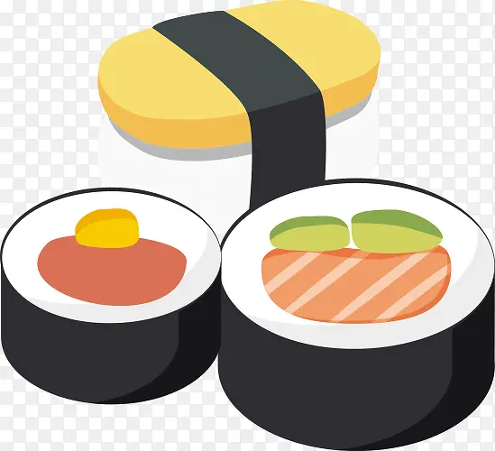 寿司矢量素材