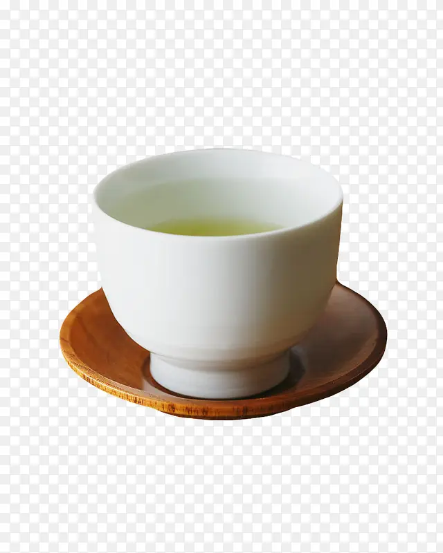 日式茶杯及木质杯托