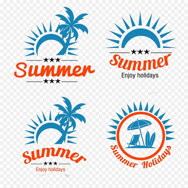 海岛旅游logo设计