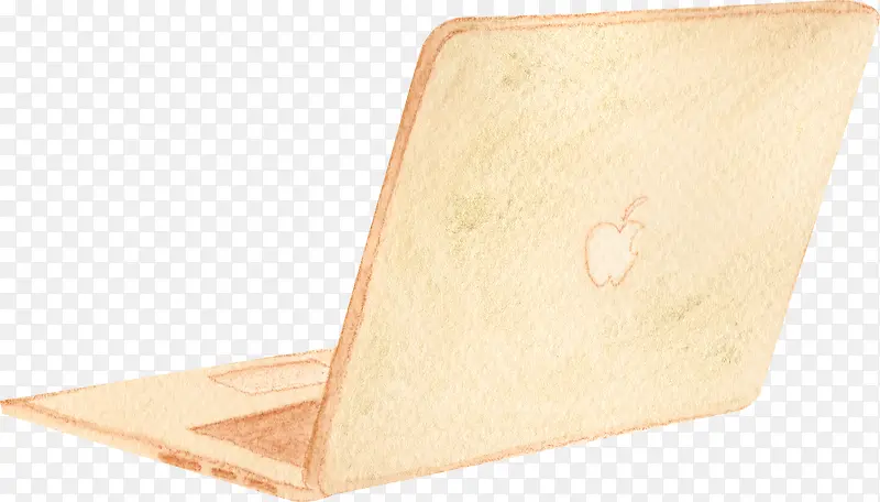 手绘苹果电脑