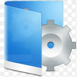 蓝色文件夹系统图标