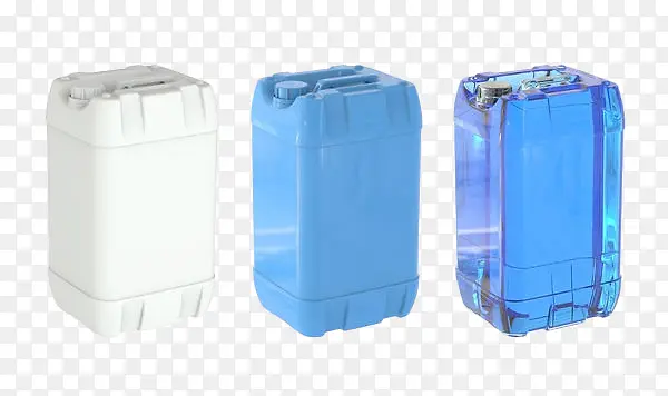 手绘蓝色蓄水水箱