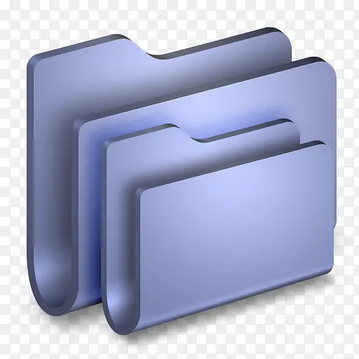 蓝色文件夹文件夹图标