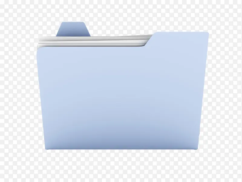 淡蓝色文件夹