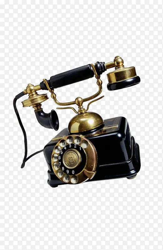 老式拨盘电话机